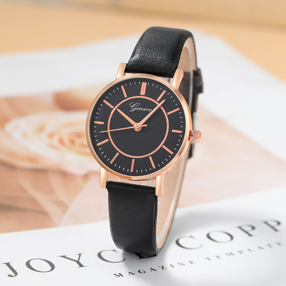 Fashion Solid Color Buckle Quartz Womenu0027s Watches