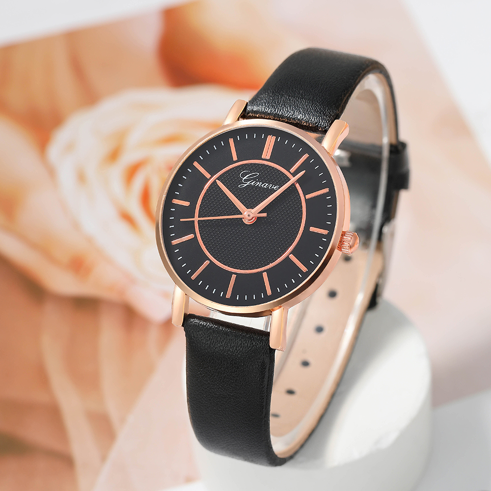 Fashion Solid Color Buckle Quartz Womenu0027s Watches