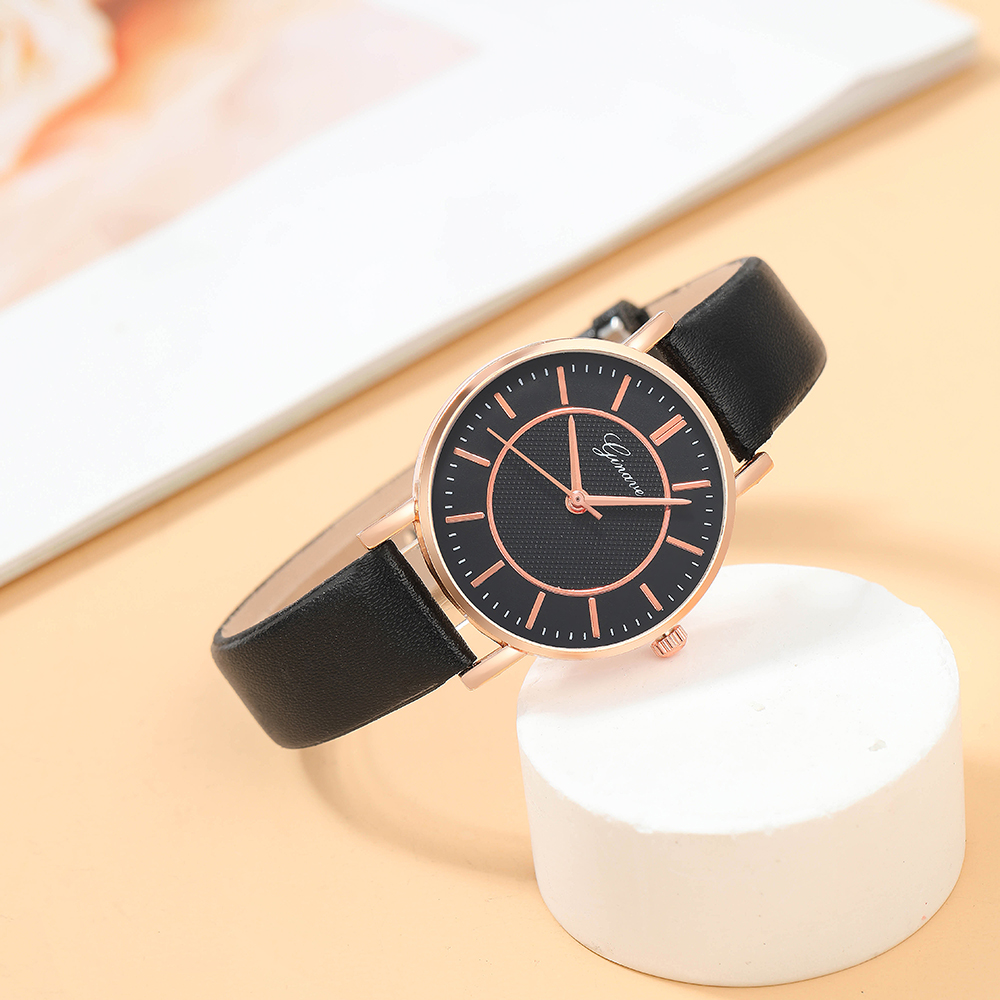 Fashion Solid Color Buckle Quartz Womenu0027s Watches
