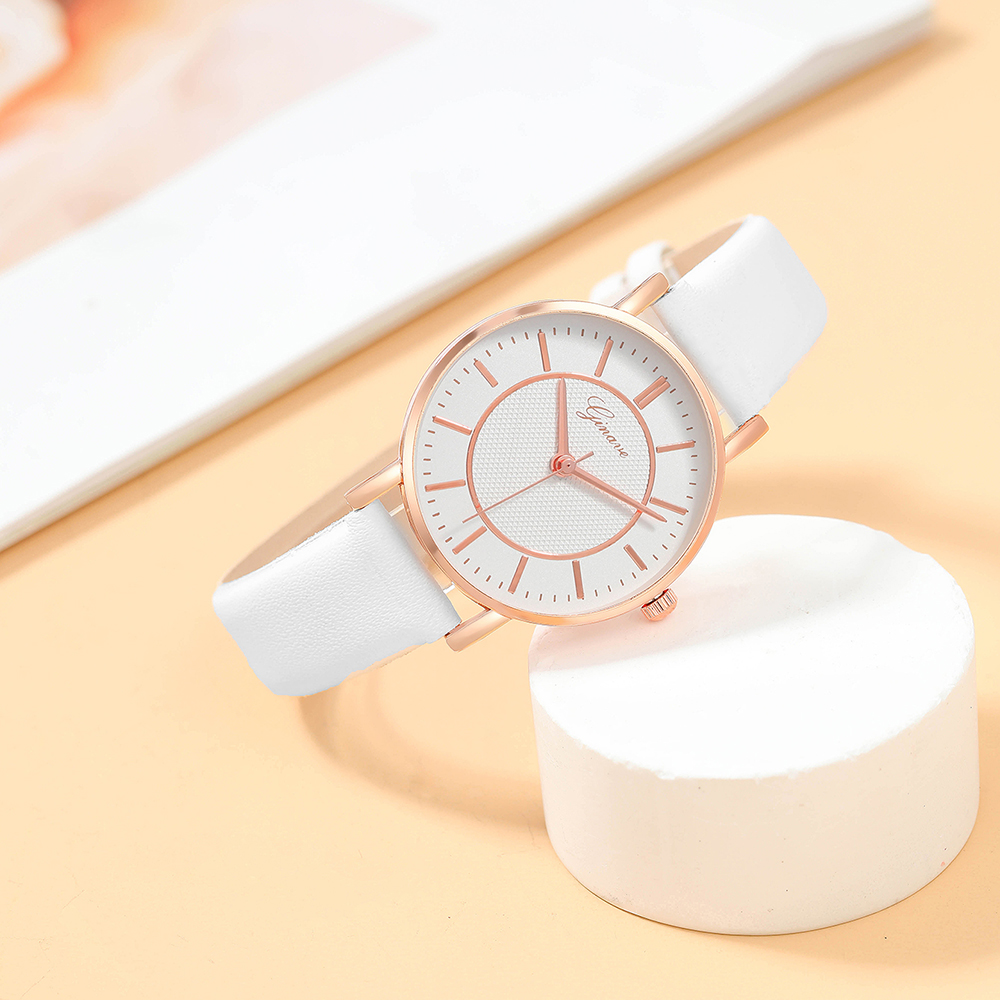 Fashion Solid Color Buckle Quartz Womenu0027s Watches