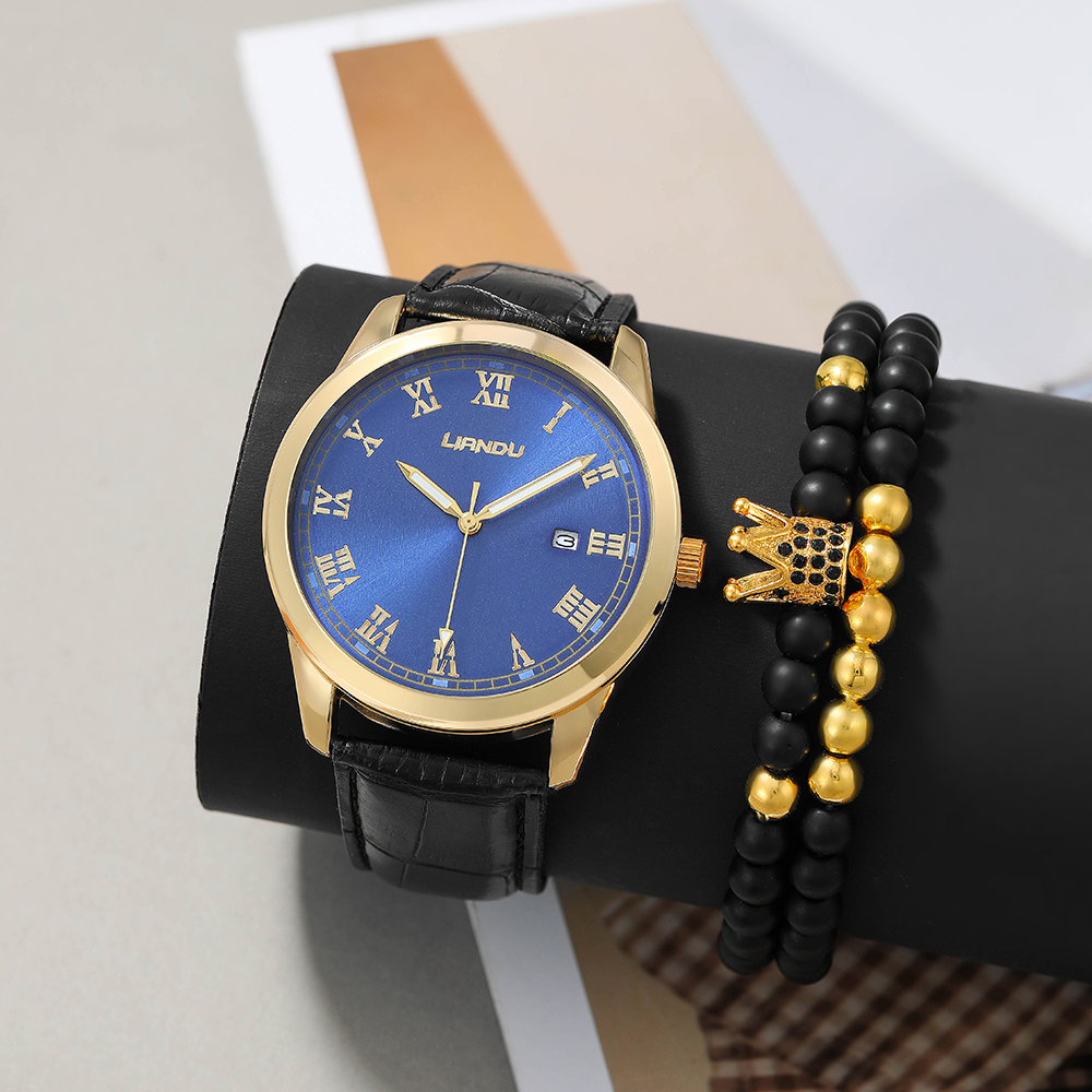 Fashion Solid Color Buckle Quartz Menu0027s Watches