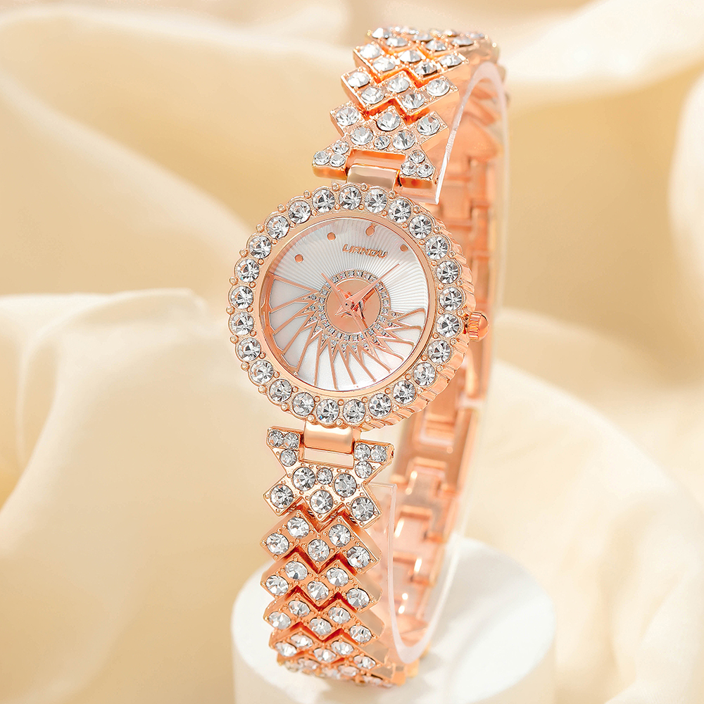 Fashion Round Jewelry Buckle Quartz Womenu0027s Watches
