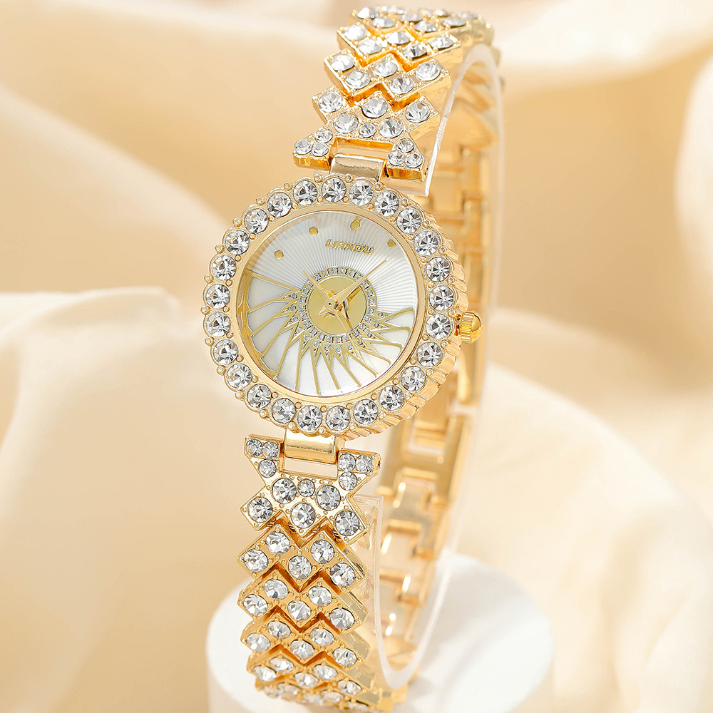 Fashion Round Jewelry Buckle Quartz Womenu0027s Watches
