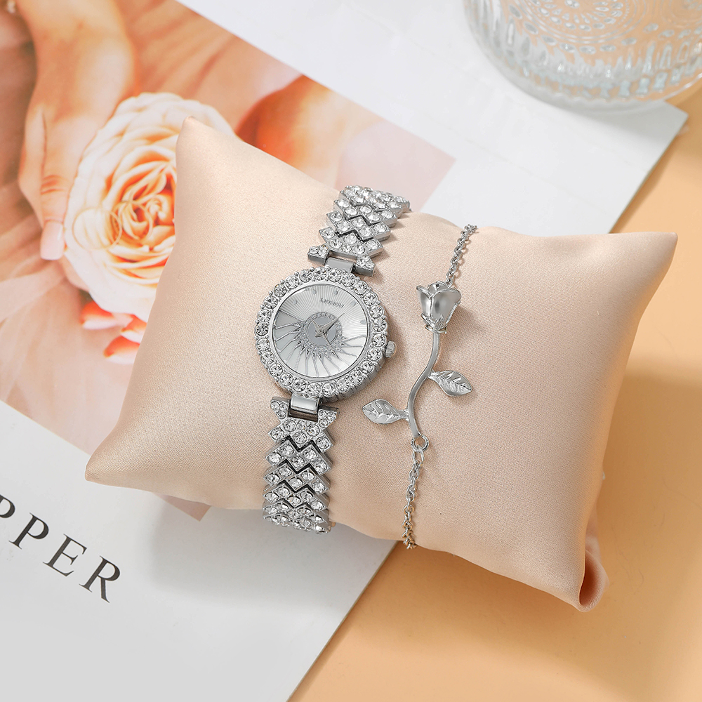 Fashion Round Jewelry Buckle Quartz Womenu0027s Watches