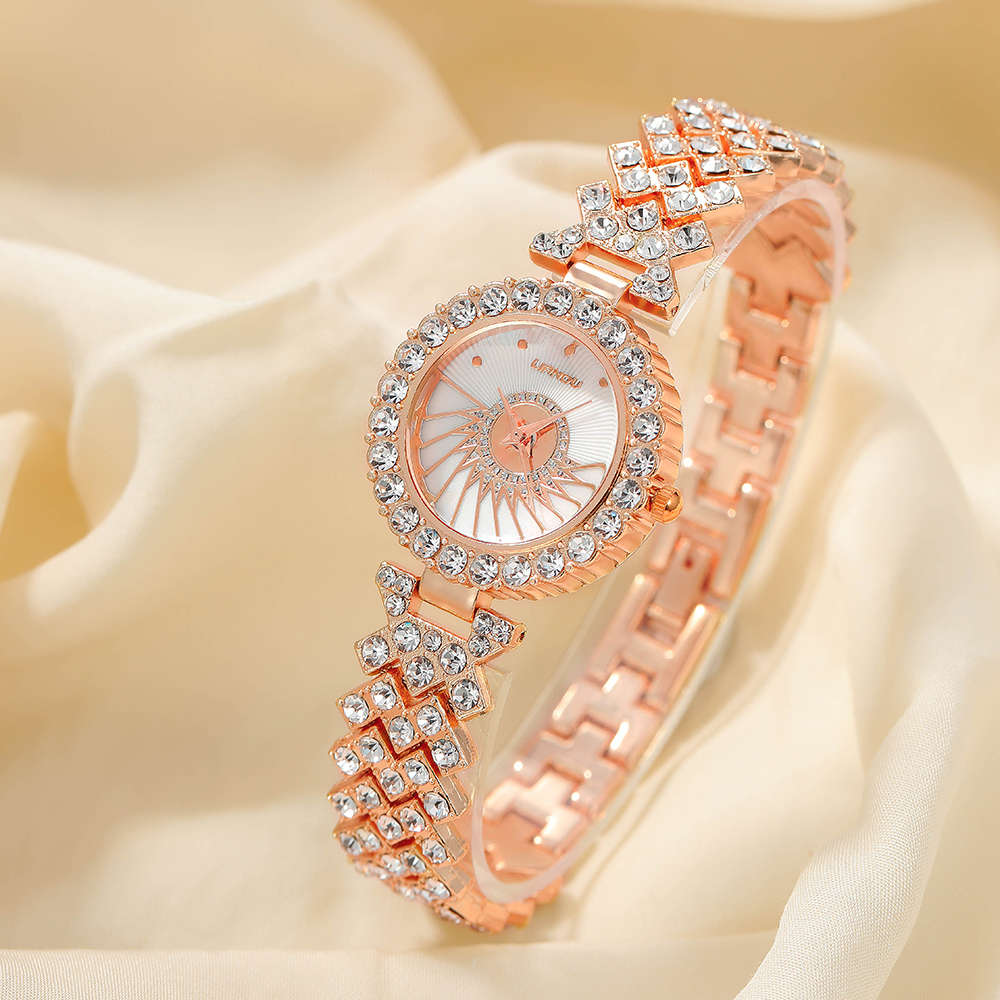 Fashion Round Jewelry Buckle Quartz Womenu0027s Watches