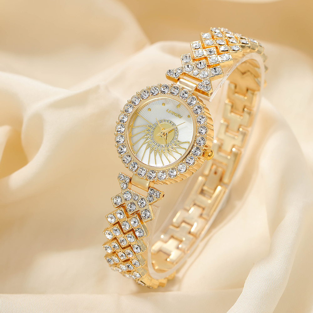 Fashion Round Jewelry Buckle Quartz Womenu0027s Watches
