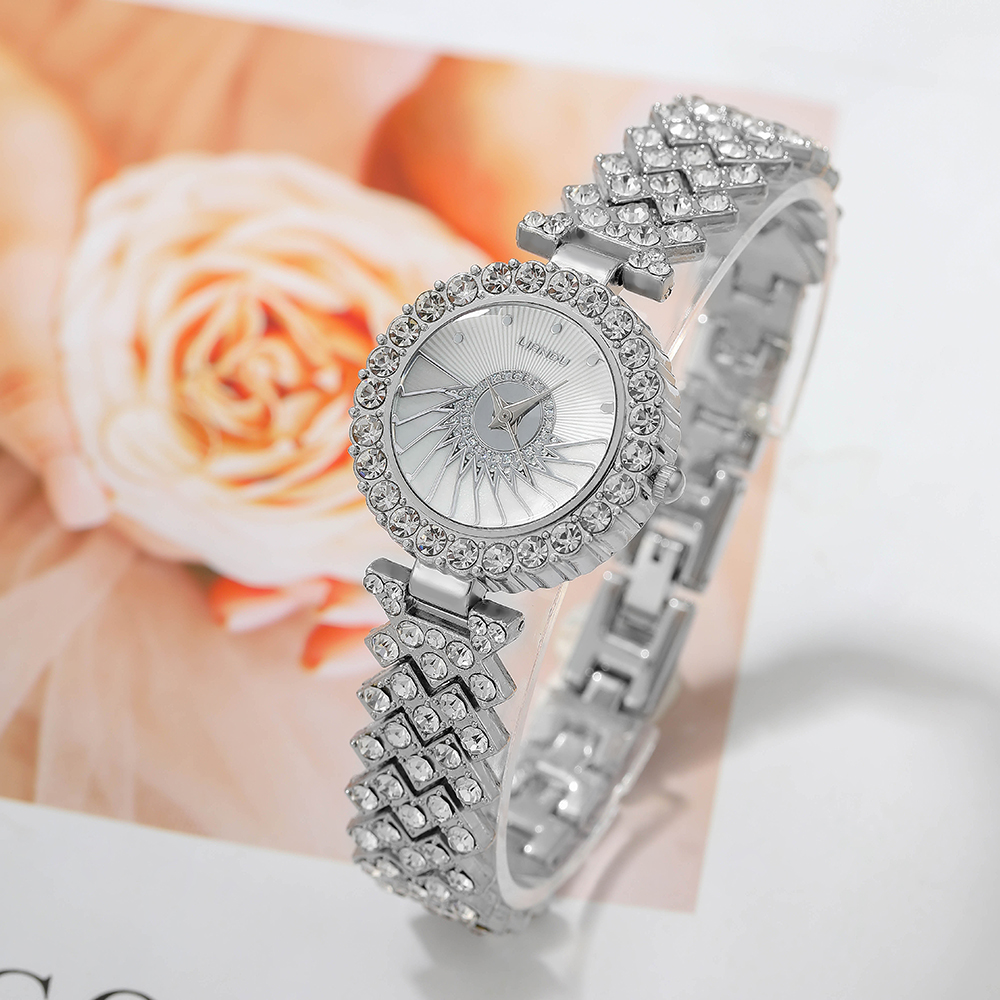 Fashion Round Jewelry Buckle Quartz Womenu0027s Watches