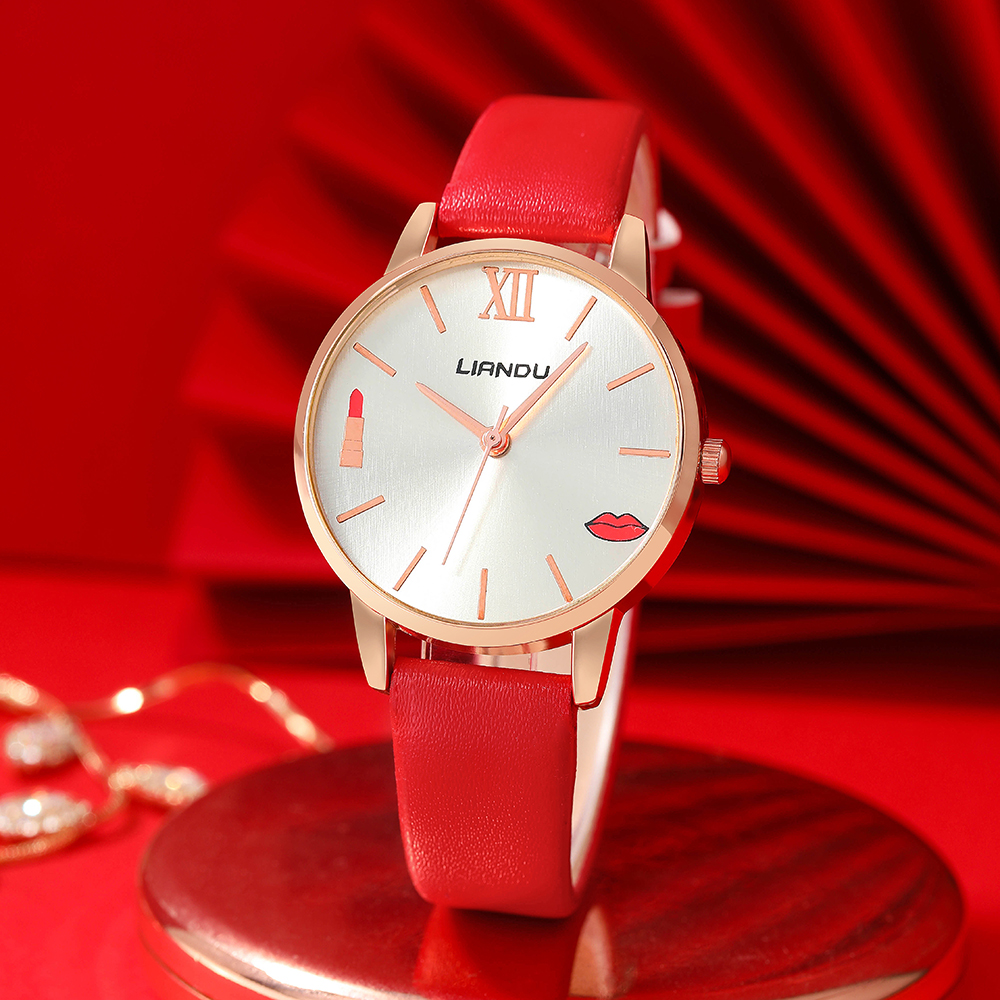 Fashion Solid Color Buckle Quartz Womenu0027s Watches