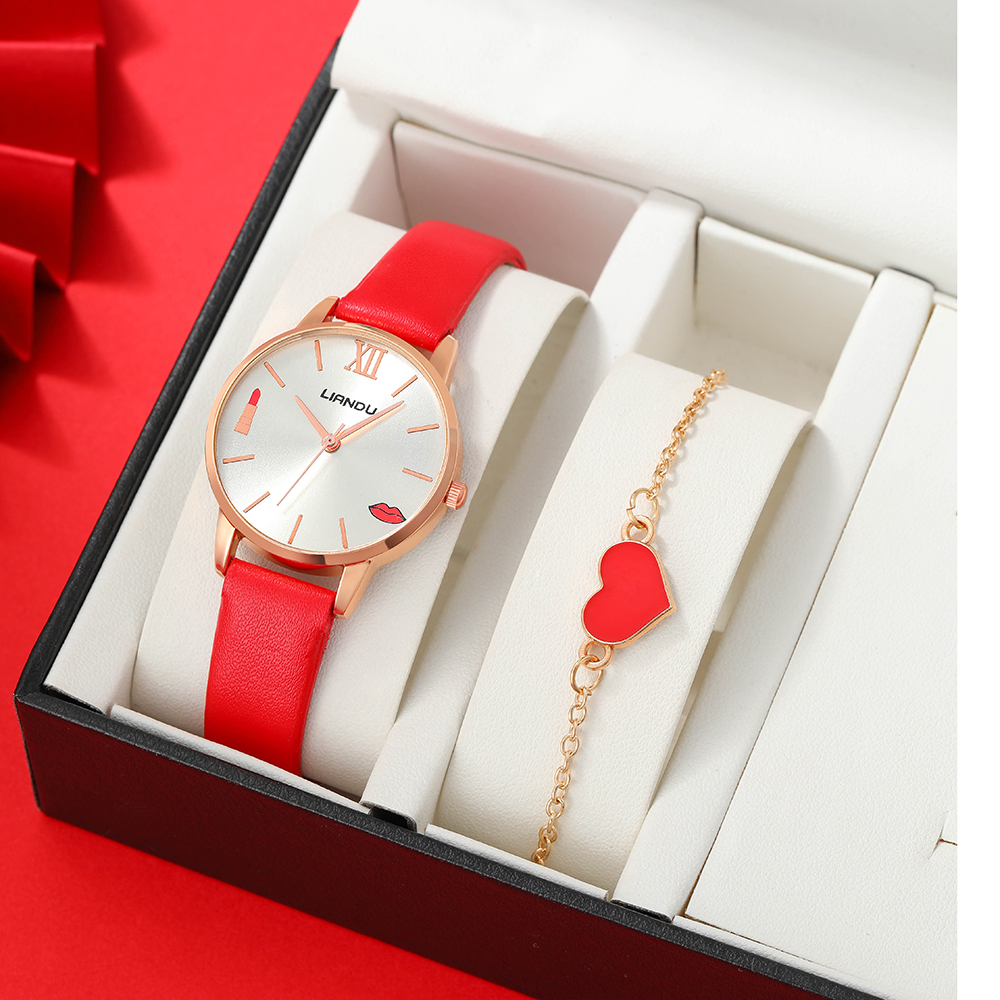 Fashion Solid Color Buckle Quartz Womenu0027s Watches