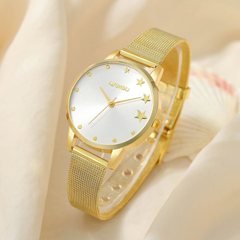 Fashion Solid Color Buckle Quartz Womenu0027s Watches