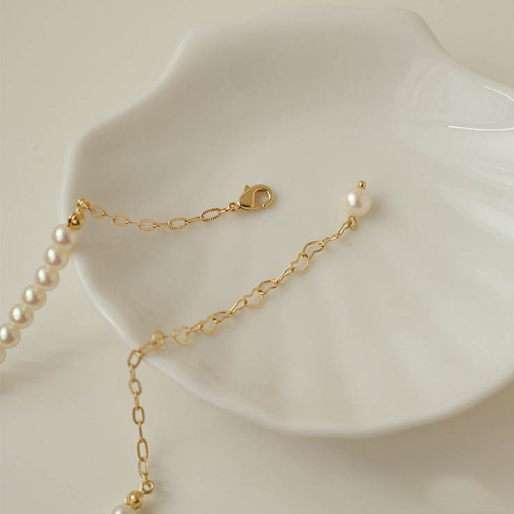 Elegant Flower Imitation Pearl Womenu0027S Necklace 1 Piece