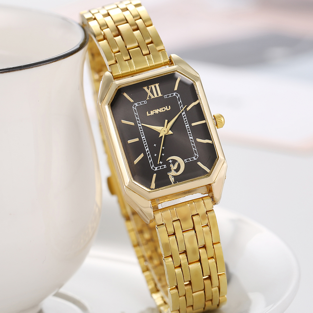 Fashion Solid Color Double Side Snaps Quartz Womenu0027s Watches