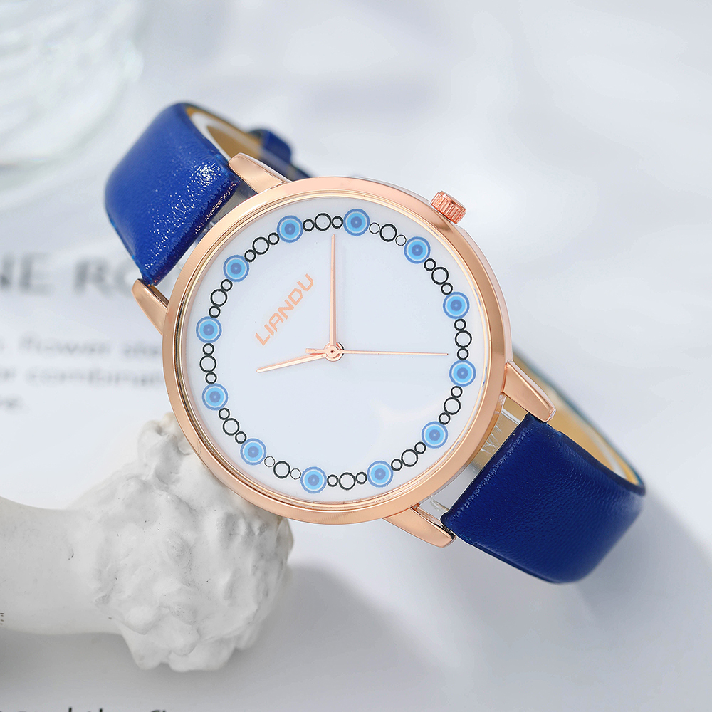 Fashion Solid Color Buckle Quartz Womenu0027s Watches