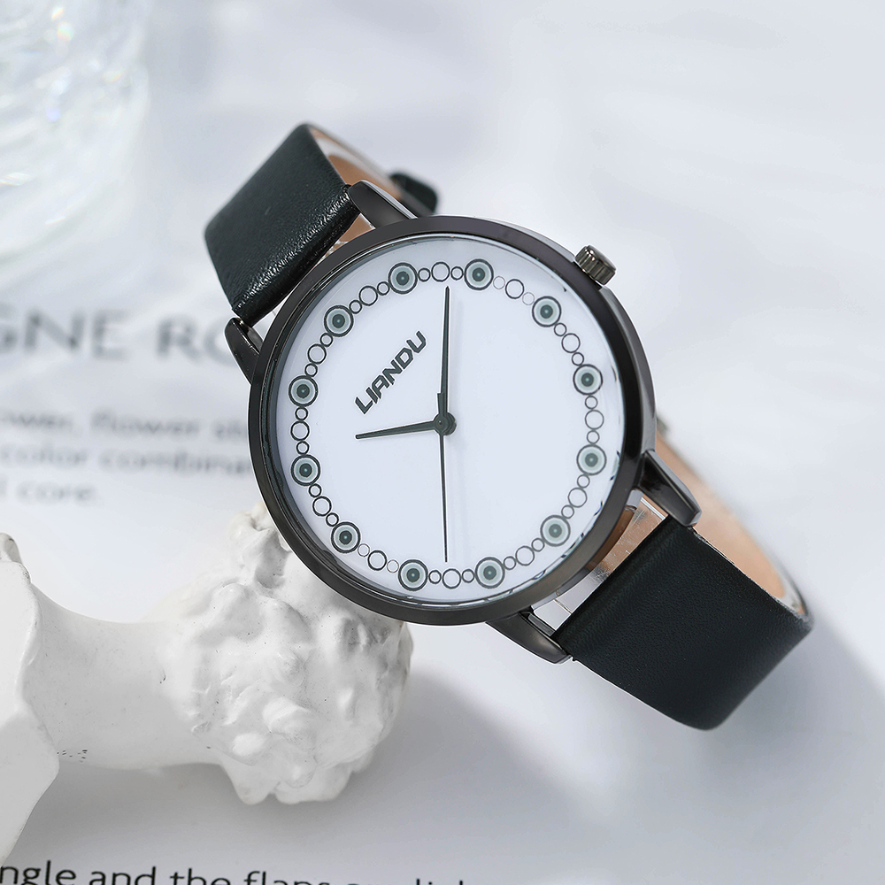 Fashion Solid Color Buckle Quartz Womenu0027s Watches