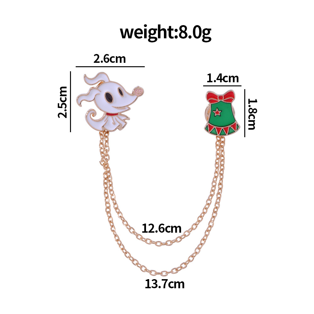 Simple Style Christmas Hat Christmas Tree Santa Claus Alloy Enamel Plating Unisex Brooches