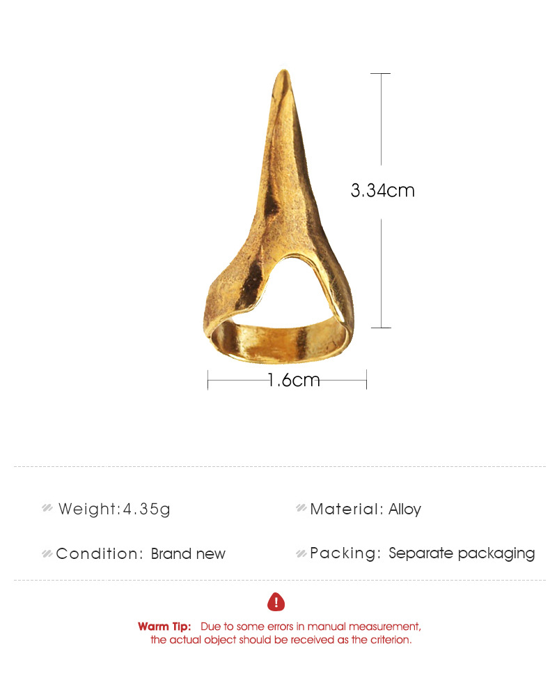 Retro Solid Color Alloy Plating Womenu0027S Rings