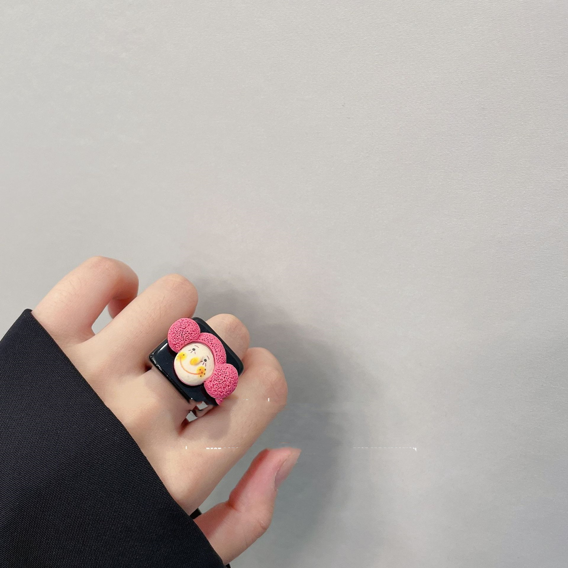 Cute Cartoon Resin Womenu0027S Rings