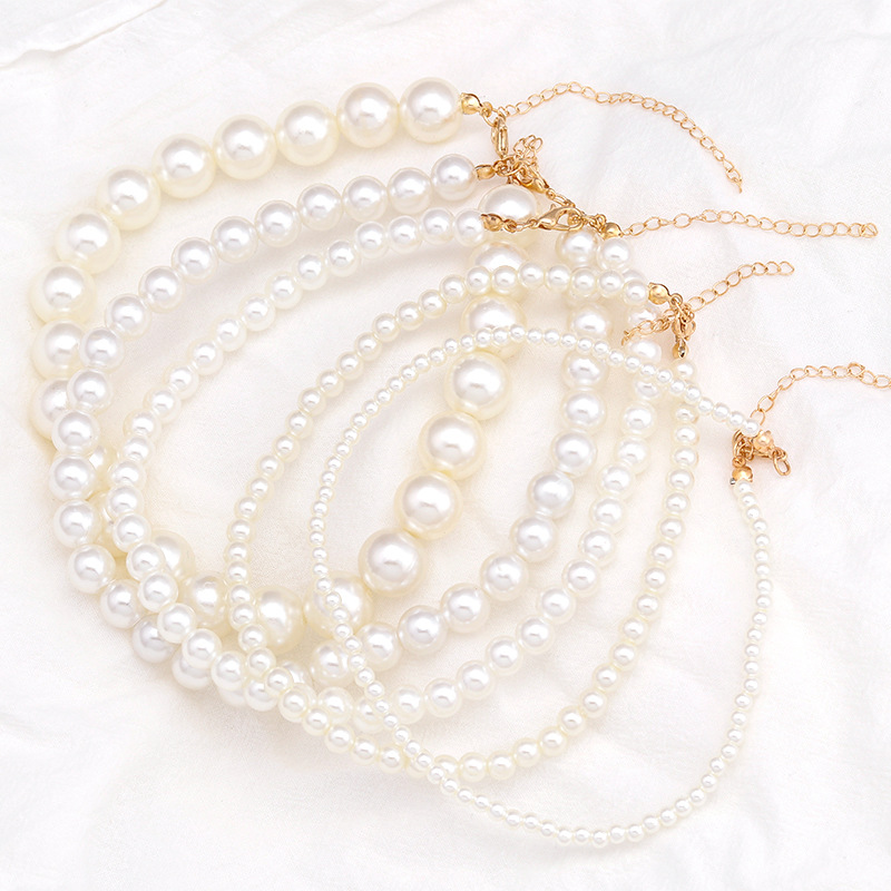 Fashion Solid Color Artificial Pearl Womenu0027S Necklace 1 Piece