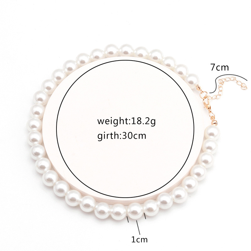 Fashion Solid Color Artificial Pearl Womenu0027S Necklace 1 Piece