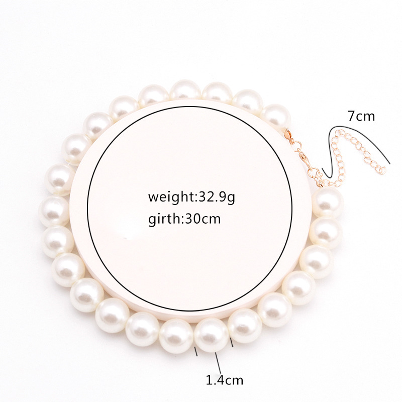 Fashion Solid Color Artificial Pearl Womenu0027S Necklace 1 Piece