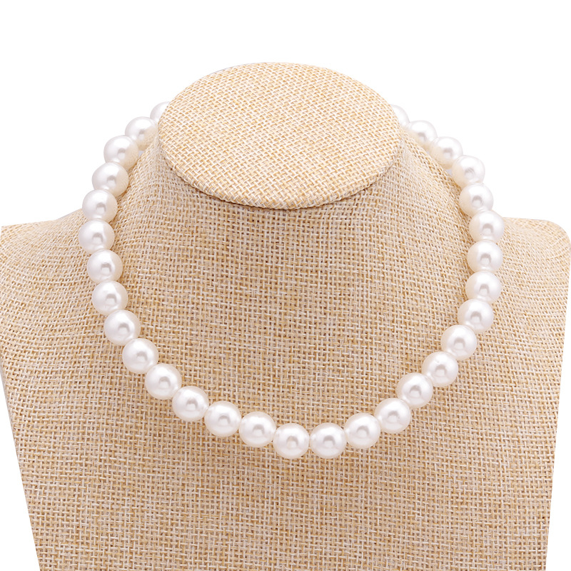 Fashion Solid Color Artificial Pearl Womenu0027S Necklace 1 Piece