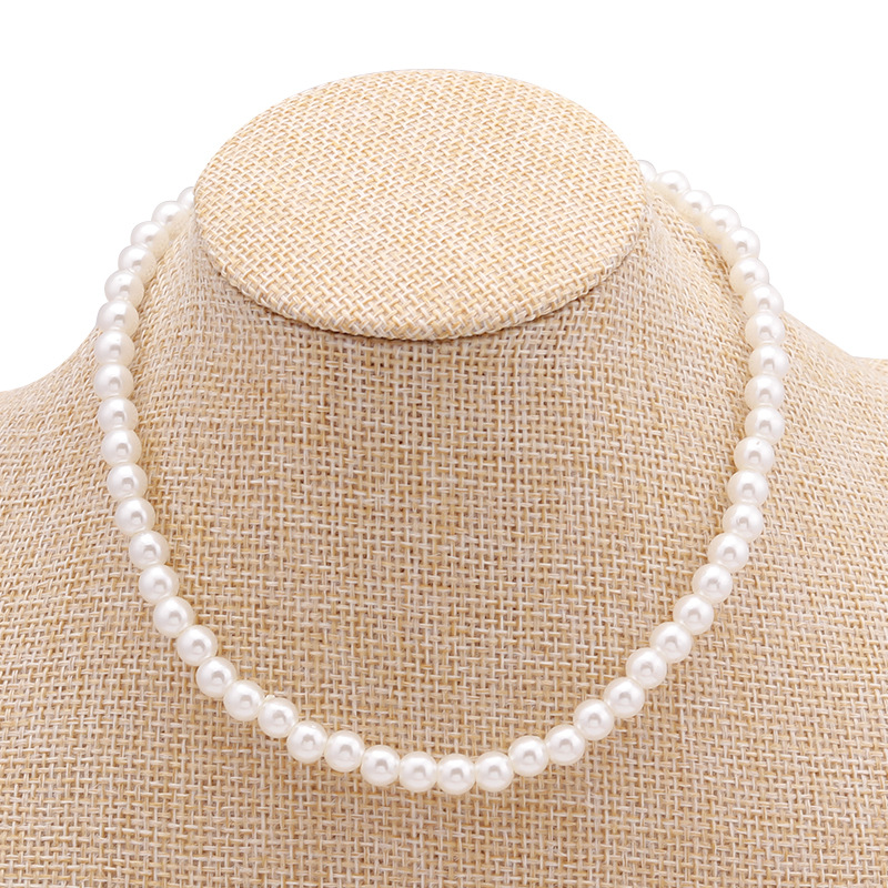 Fashion Solid Color Artificial Pearl Womenu0027S Necklace 1 Piece