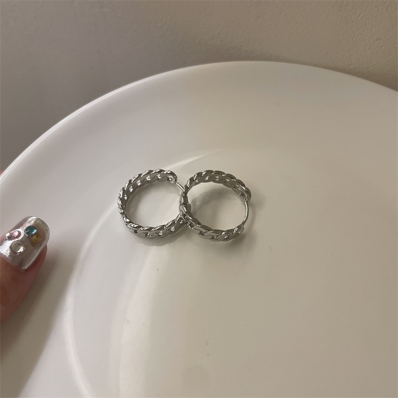 Fashion Geometric Alloy Womenu0027S Hoop Earrings 1 Pair