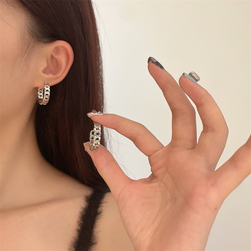 Fashion Geometric Alloy Womenu0027S Hoop Earrings 1 Pair