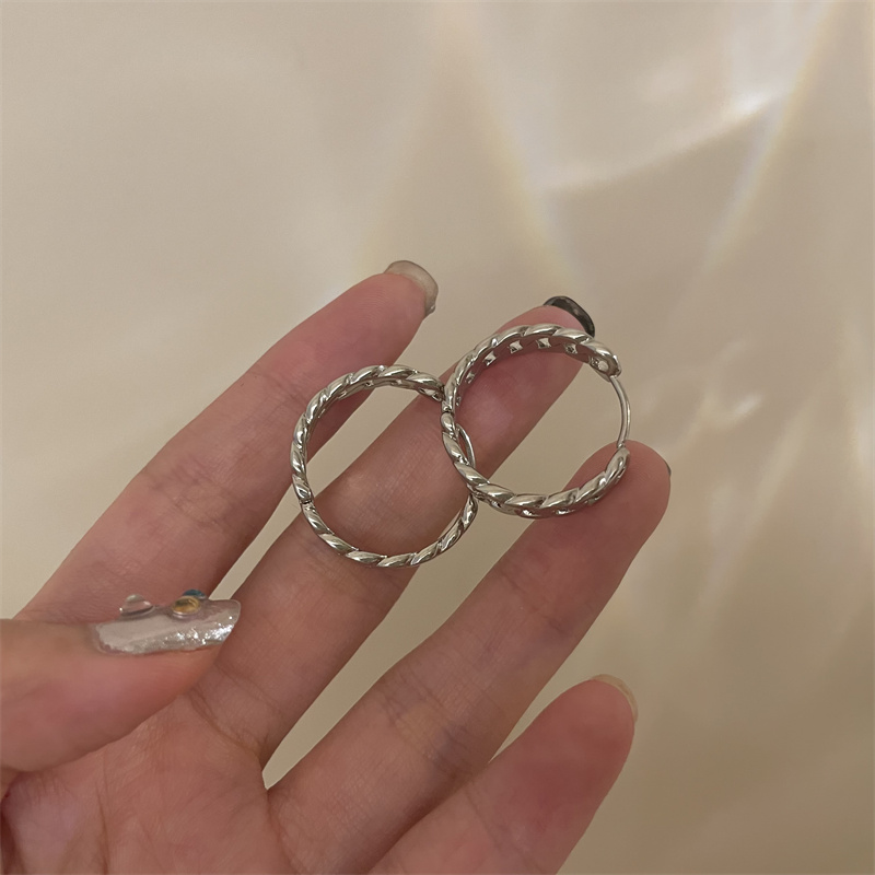Fashion Geometric Alloy Womenu0027S Hoop Earrings 1 Pair