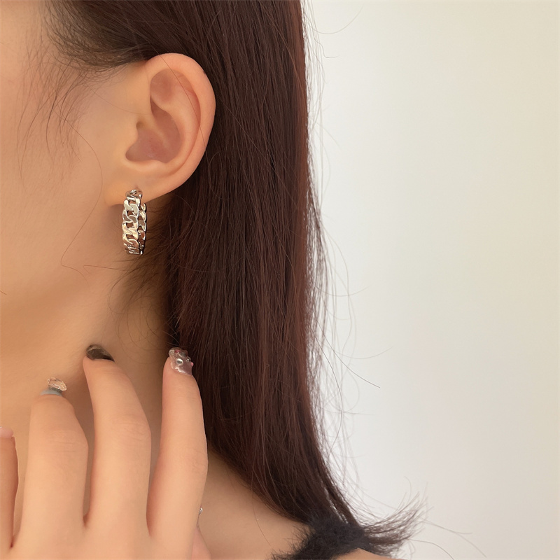 Fashion Geometric Alloy Womenu0027S Hoop Earrings 1 Pair