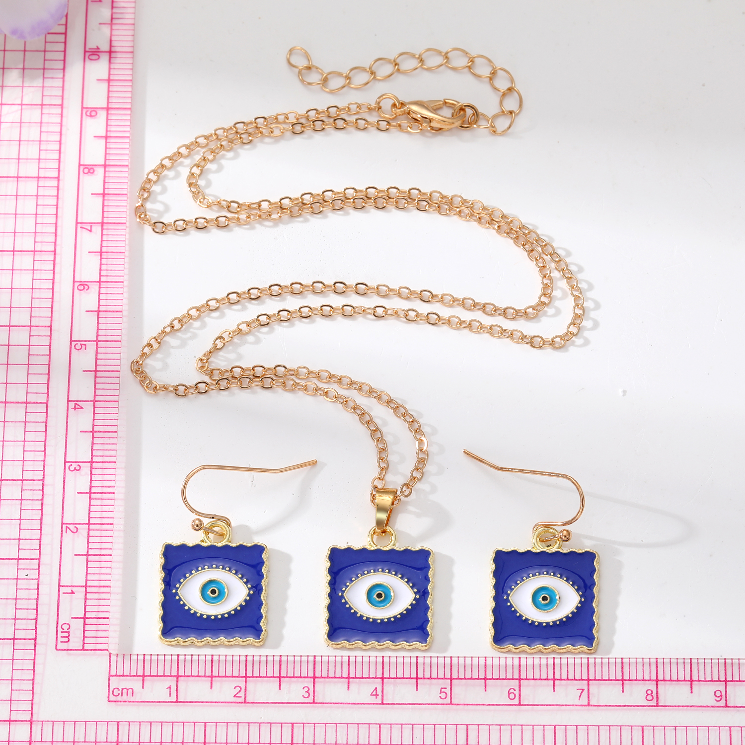 Fashion Eye Alloy Womenu0027S Earrings Necklace