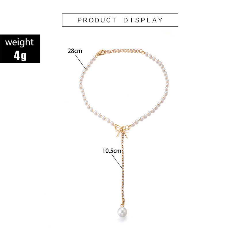 Fashion Geometric Alloy Patchwork Artificial Pearls Unisex Pendant Necklace 1 Piece