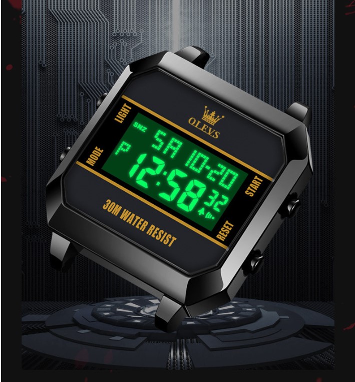 Fashion Letter Buckle Electronic Menu0027s Watches
