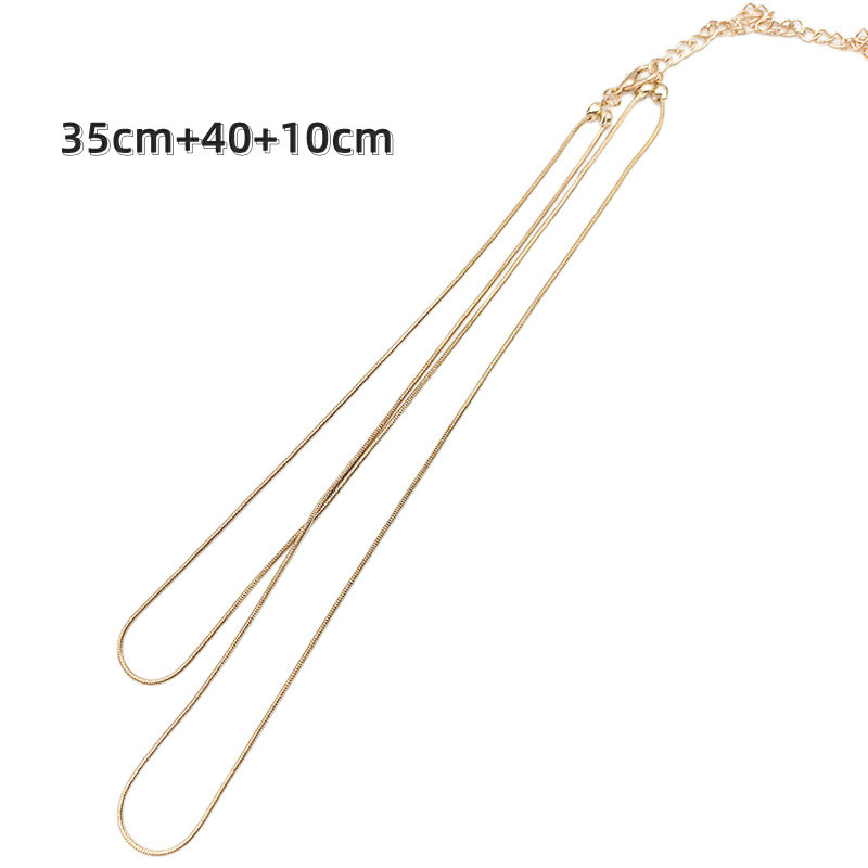 Fashion Solid Color Alloy Plating Womenu0027S Necklace 1 Piece