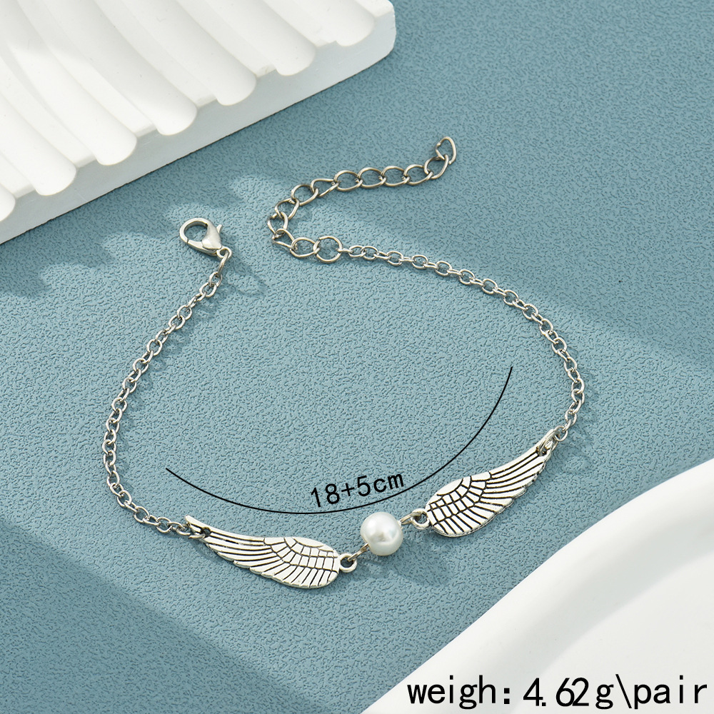 Fashion Wings Alloy Pearl Womenu0027S Bracelets 1 Piece