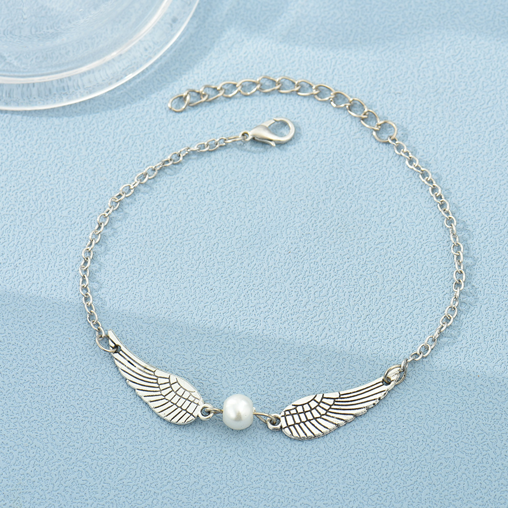 Fashion Wings Alloy Pearl Womenu0027S Bracelets 1 Piece