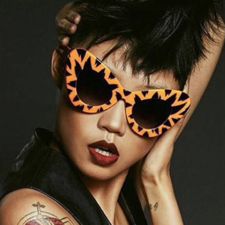 Fashion Solid Color Pc Butterfly Frame Full Frame Womenu0027s Sunglasses