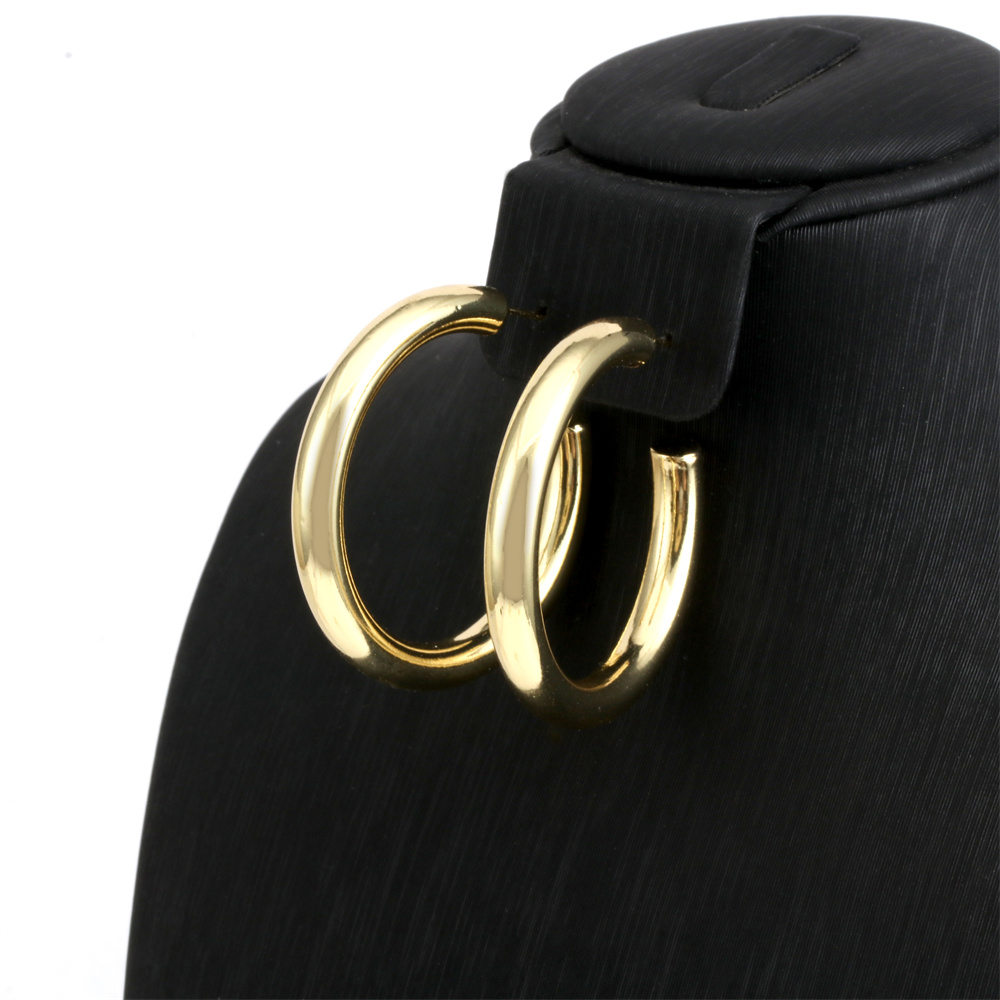 Simple Style C Shape Copper Plating Ear Studs 1 Pair