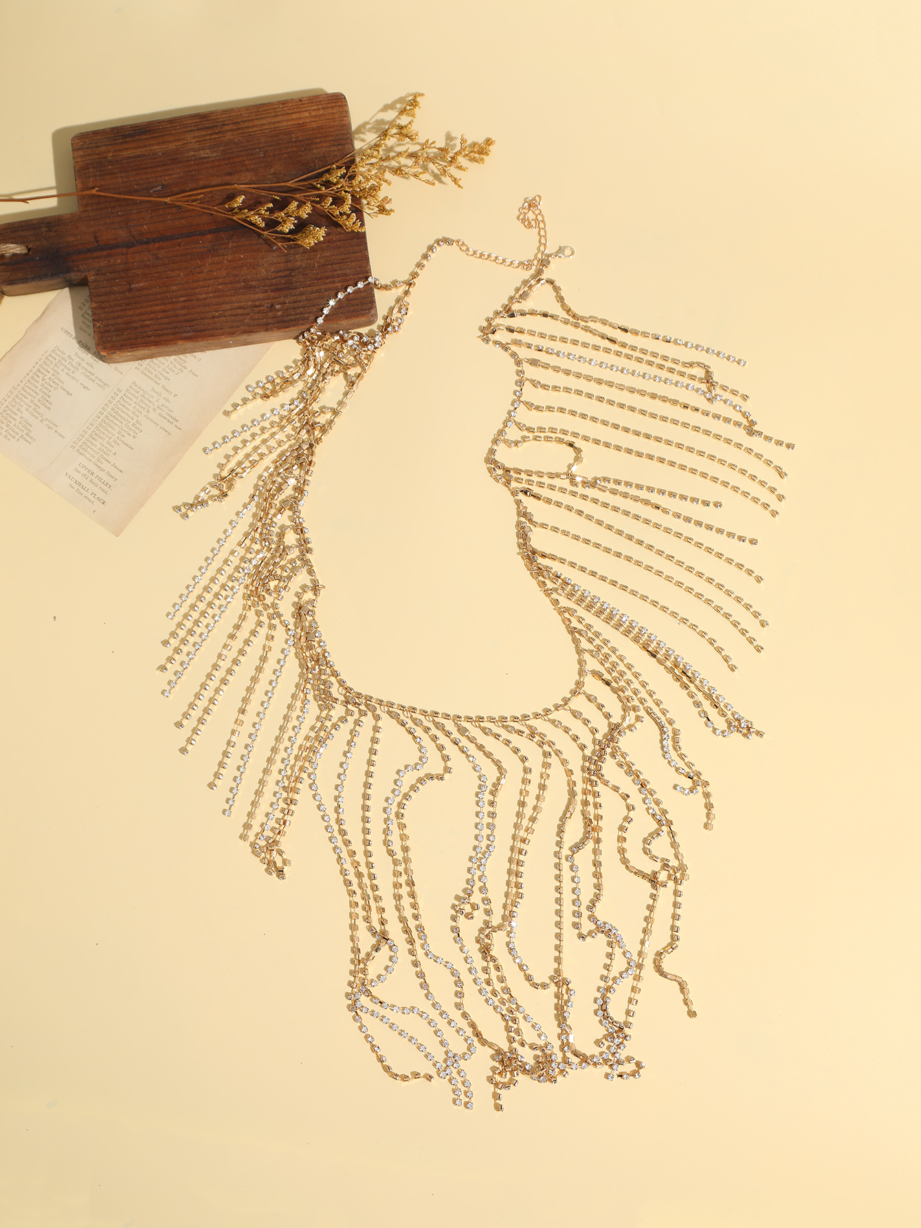 Fashion Tassel Alloy Inlay Rhinestones Womenu0027S Waist Chain 1 Piece