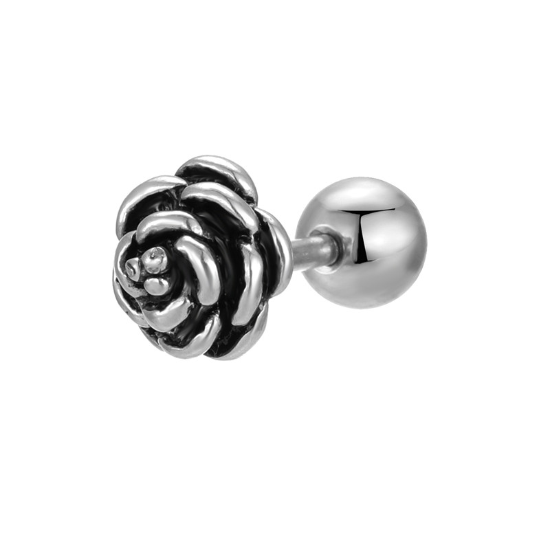 Fashion Gesture Stainless Steel Plating Ear Studs 1 Piece