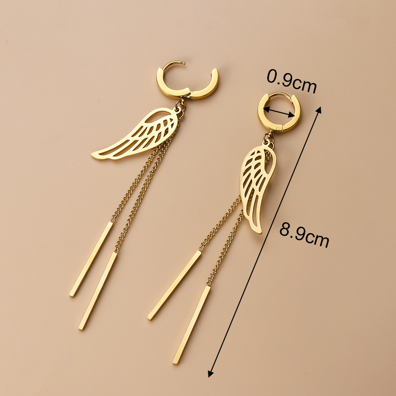 Fashion Eye Stainless Steel Plating Earrings 1 Pair