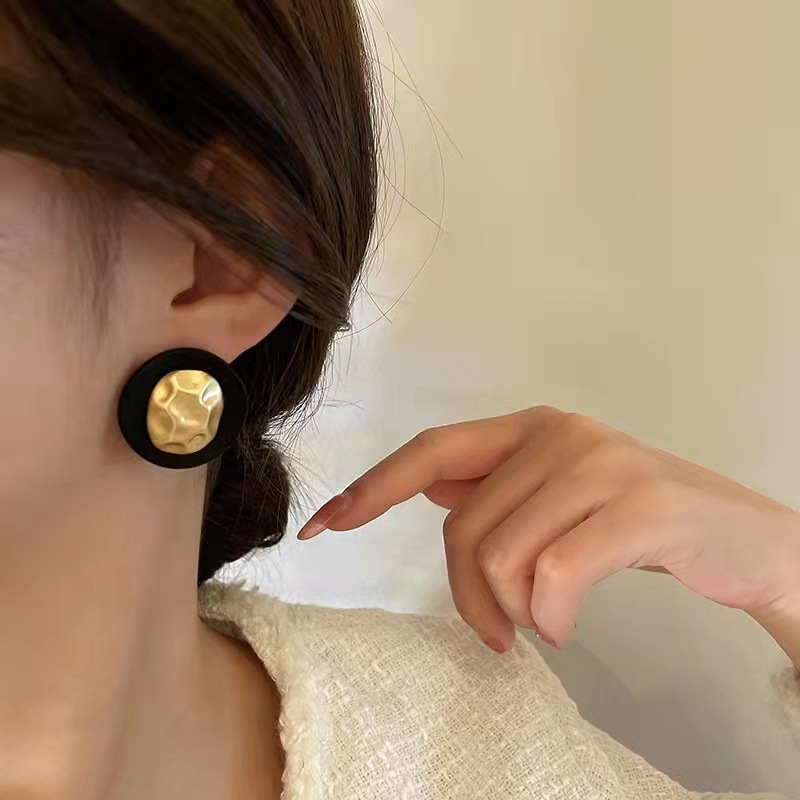 Fashion Round Alloy Irregular Plating Womenu0027S Ear Studs 1 Pair