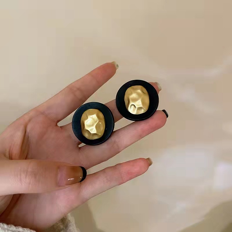 Fashion Round Alloy Irregular Plating Womenu0027S Ear Studs 1 Pair