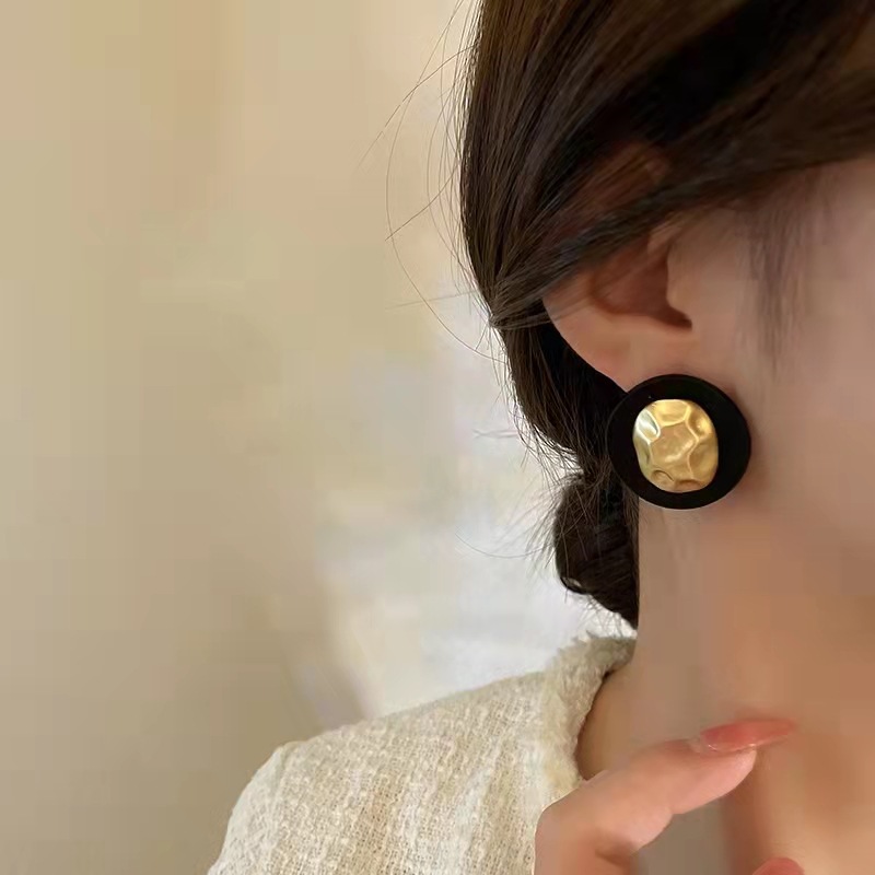 Fashion Round Alloy Irregular Plating Womenu0027S Ear Studs 1 Pair