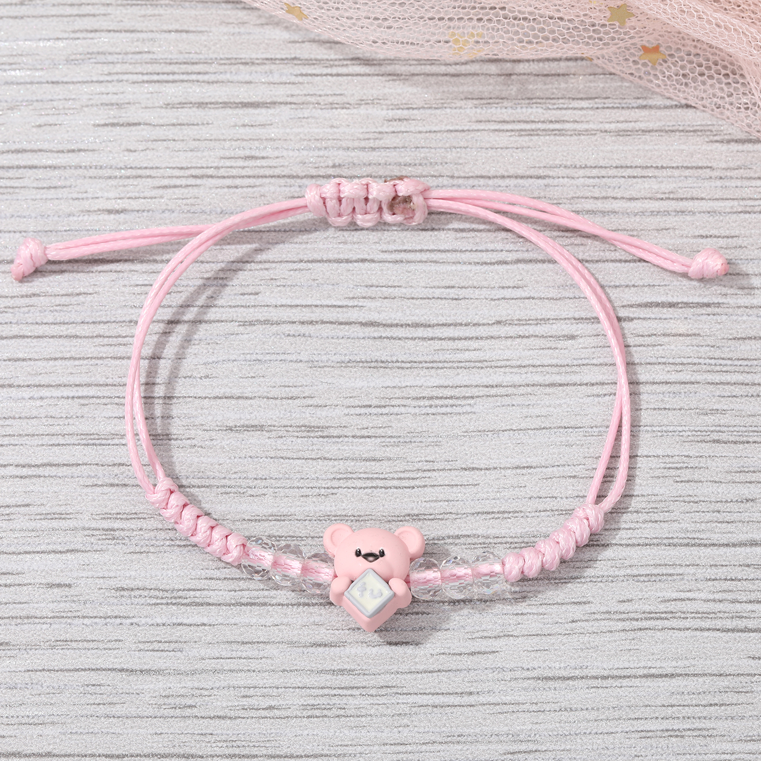 Cute Animal Bear Alloy Handmade Womenu0027S Bracelets 1 Piece