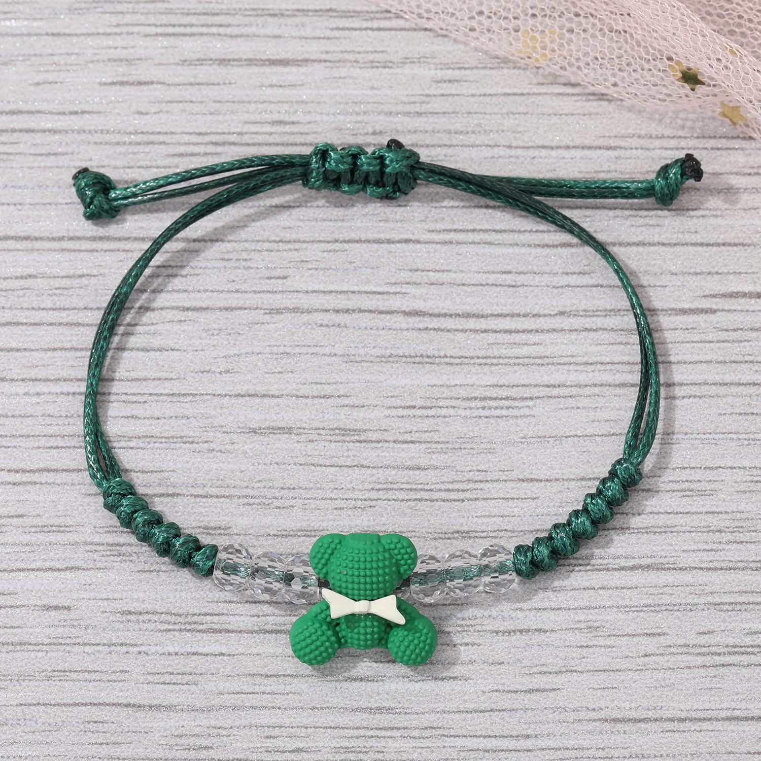 Cute Animal Bear Alloy Handmade Womenu0027S Bracelets 1 Piece