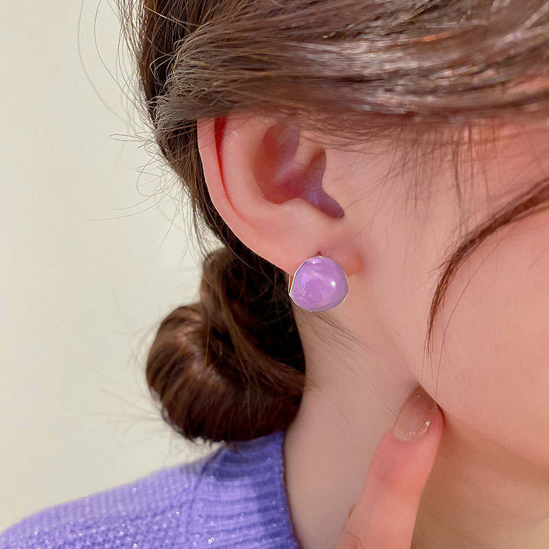 Sweet C Shape Flower Bow Knot Alloy Inlay Artificial Pearls Womenu0027S Earrings 1 Pair