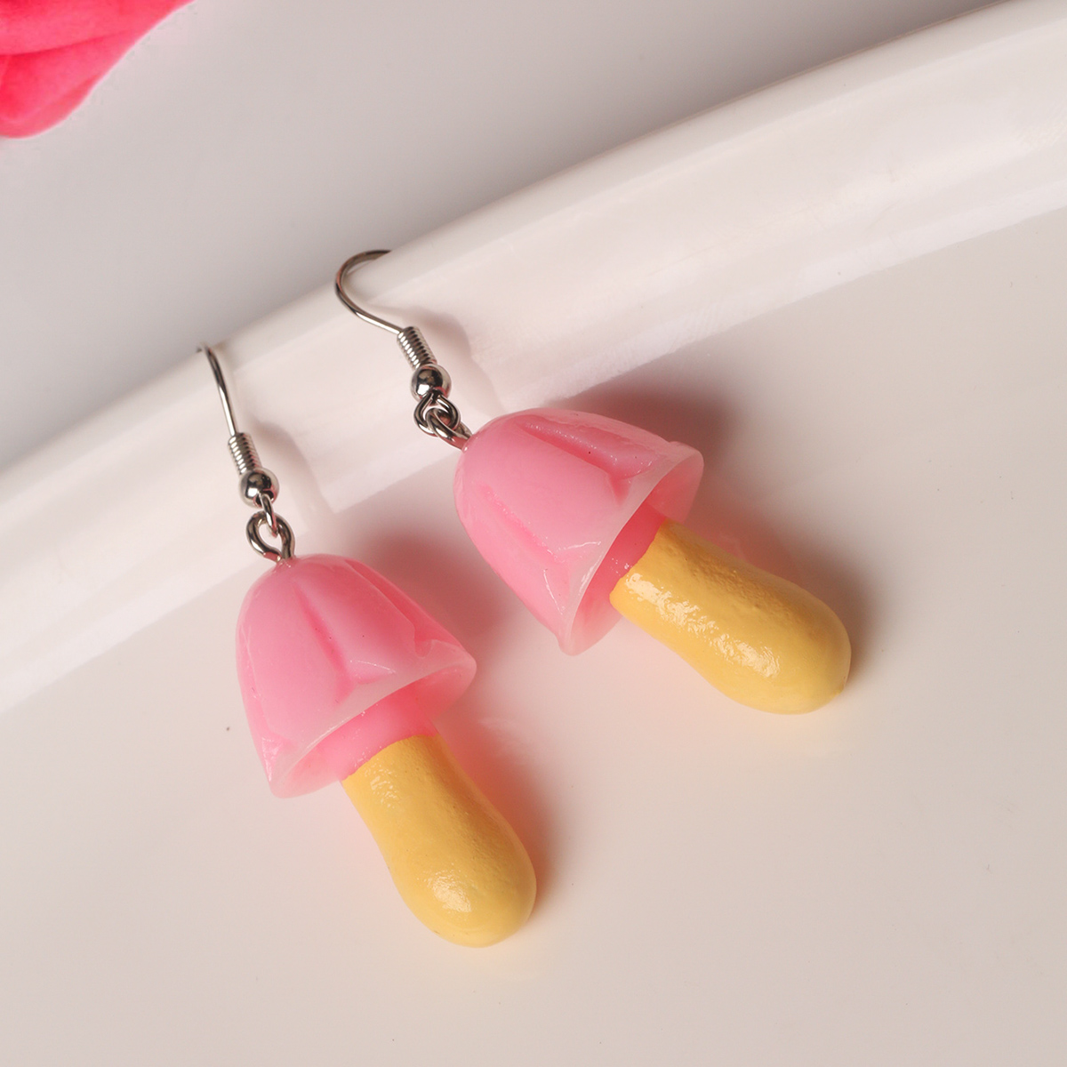 Novelty Mushroom Arylic Synthetic Resin Plastic Womenu0027S Drop Earrings 1 Pair