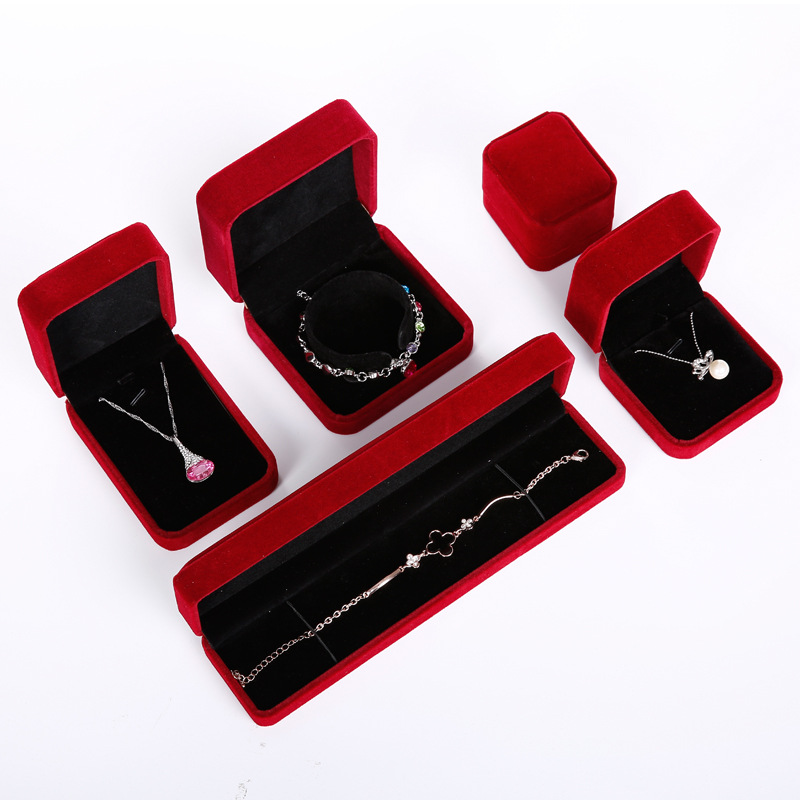 Fashion Solid Color Cloth Jewelry Boxes 1 Piece