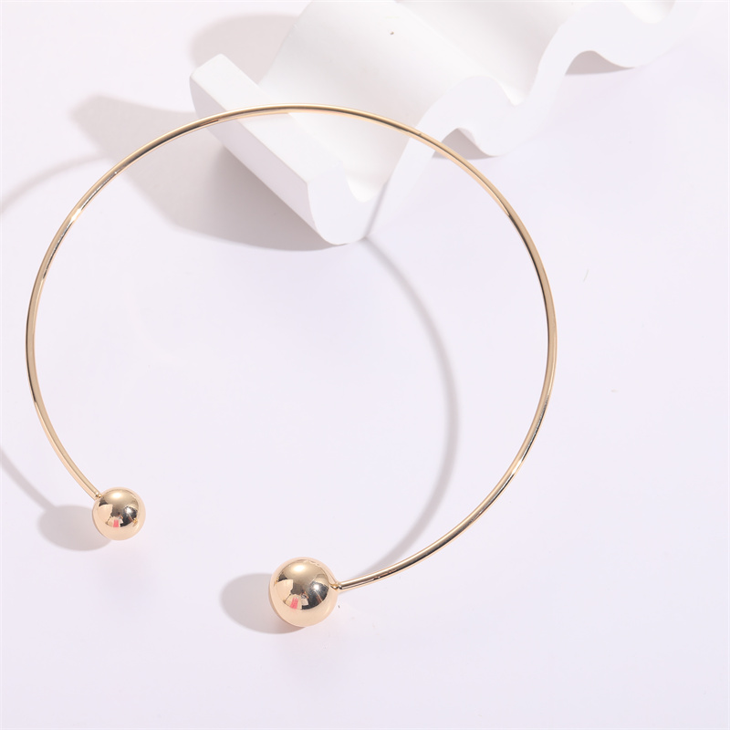 Fashion Round Metal Copper Plating Womenu0027S Choker 1 Piece